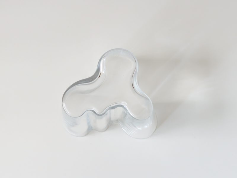 iittala (イッタラ) Alvar Aalto vase H9.5cm clear │ 北欧 フィンランド アアルトベース クリア 花瓶