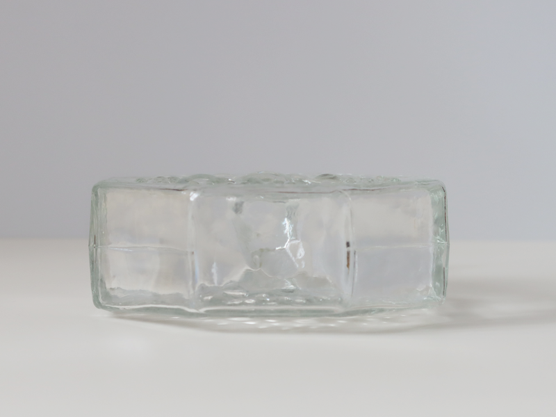 Riihimaen Lasi (リーヒマエンラシ) Nanny Still(ナニー・スティル)Stella Polaris (ステラ・ポラリス)ボトル クリア H18.5cm │ 北欧 フィンランド ヴィンテージ 花瓶 ボトル ガラス