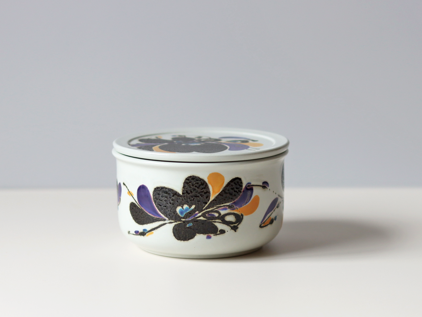 Royal copenhagen (ロイヤルコペンハーゲン) Siena (シエナ) jar IW 954/3769 │ 北欧ヴィンテージ デンマーク 食器 小物入れ 陶磁器