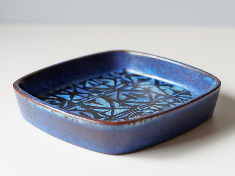 【北欧 デンマーク ヴィンテージ】Royal copenhagen (ロイヤルコペンハーゲン) Baca (バッカ) square plate NT 704/2883