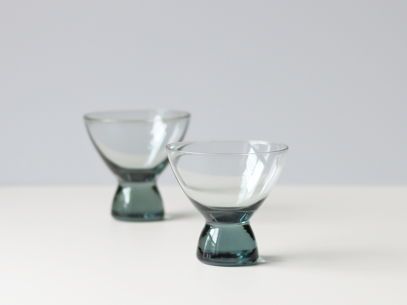 【北欧 デンマーク ヴィンテージ】Holmegaard (ホルムガード) smoke liqueur glass