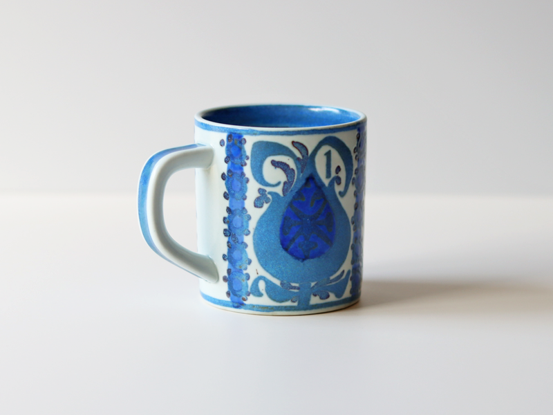【北欧 デンマーク ヴィンテージ】Royal copenhagen (ロイヤルコペンハーゲン) year mug small 1969 NT