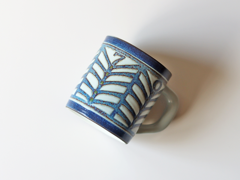 【北欧 デンマーク ヴィンテージ】Royal copenhagen (ロイヤルコペンハーゲン) year mug small 1970 DS