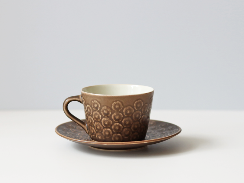 Jens.H.Quistgaard (イェンス・クイストゴー) Azur umbra (アズール アンブラ) cup saucer │ 北欧ヴィンテージ デンマーク 食器 コーヒーカップ プラム 陶磁器