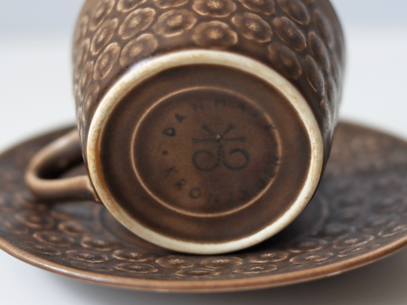 Jens.H.Quistgaard (イェンス・クイストゴー) Azur umbra (アズール アンブラ) cup saucer │ 北欧ヴィンテージ デンマーク 食器 コーヒーカップ プラム 陶磁器