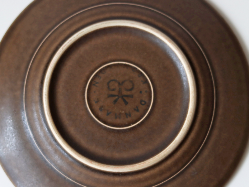 Jens.H.Quistgaard (イェンス・クイストゴー) Azur Umbra(アズール アンブラ)side plate │ 北欧ヴィンテージ デンマーク 食器 プレート プラム 陶磁器