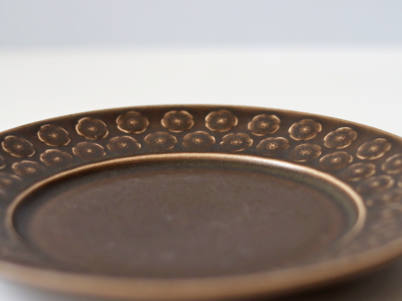 Jens.H.Quistgaard (イェンス・クイストゴー) Azur Umbra(アズール アンブラ)side plate │ 北欧ヴィンテージ デンマーク 食器 プレート プラム 陶磁器