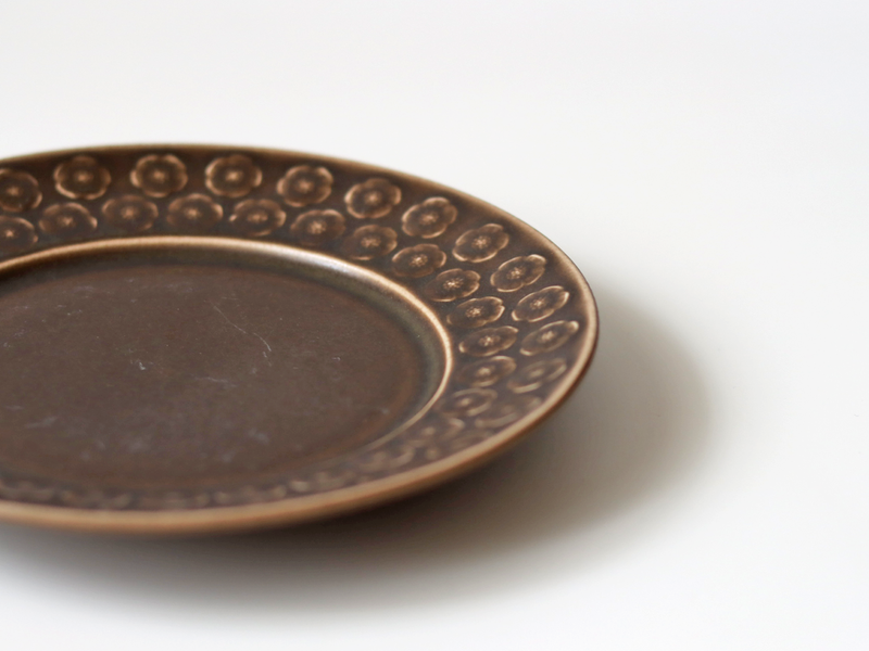 Jens.H.Quistgaard (イェンス・クイストゴー) Azur Umbra(アズール アンブラ)side plate │ 北欧ヴィンテージ デンマーク 食器 プレート プラム 陶磁器