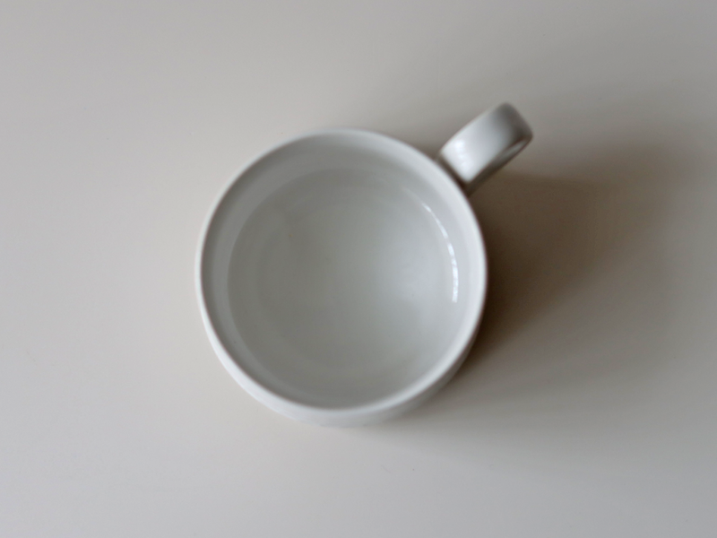 【北欧 デンマーク ヴィンテージ】Jens.H.Quistgaard (イェンス・クイストゴー) Cordial palet(コーディアル パレット) cup saucer white