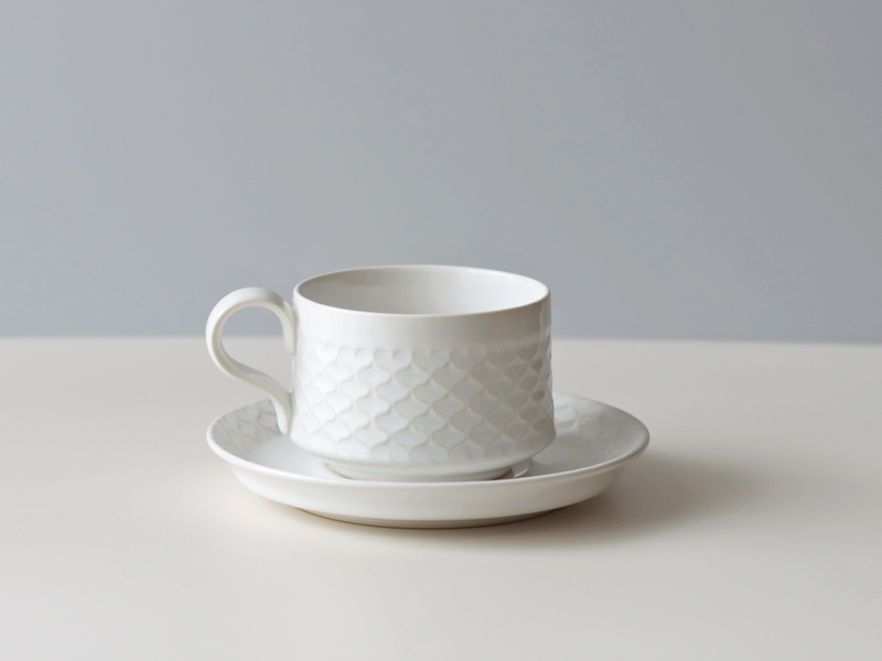【北欧 デンマーク ヴィンテージ】Jens.H.Quistgaard (イェンス・クイストゴー) Cordial palet(コーディアル パレット) cup saucer white