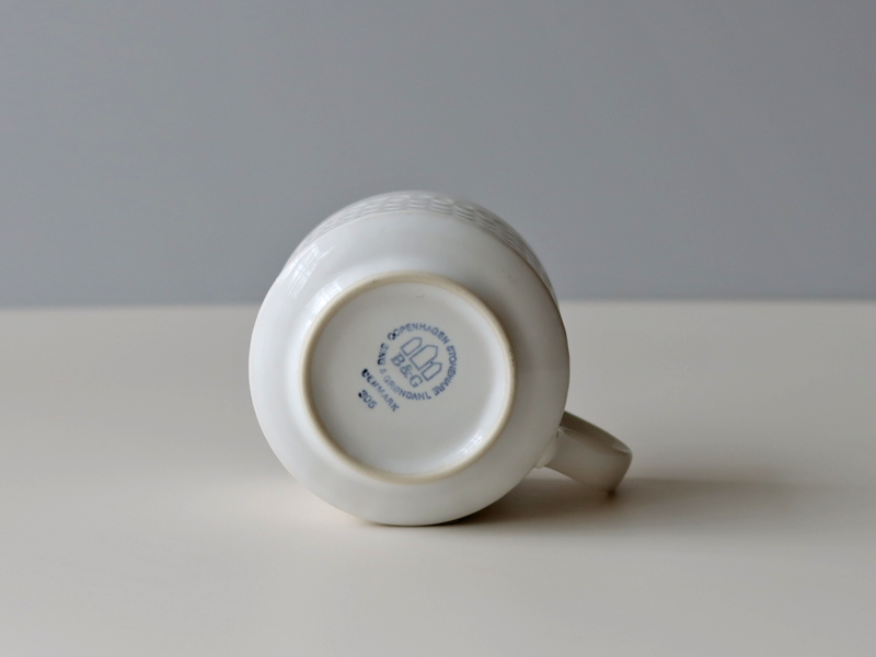【北欧 デンマーク ヴィンテージ】Jens.H.Quistgaard (イェンス・クイストゴー) Cordial palet(コーディアル パレット) cup saucer white