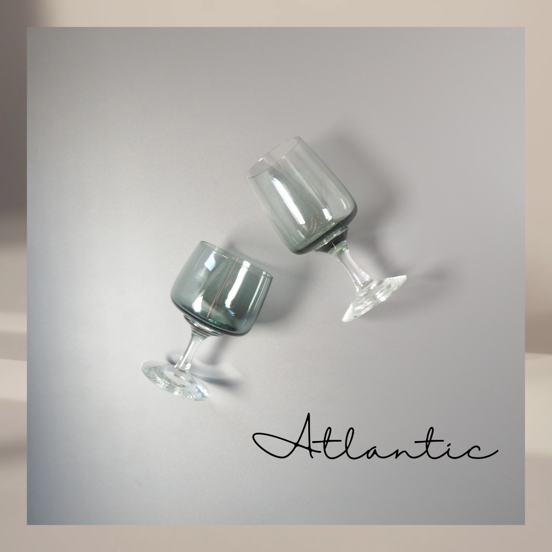 【北欧 ヴィンテージ】Holmegaard (ホルムガード) Atlantic (アトランティック)glass