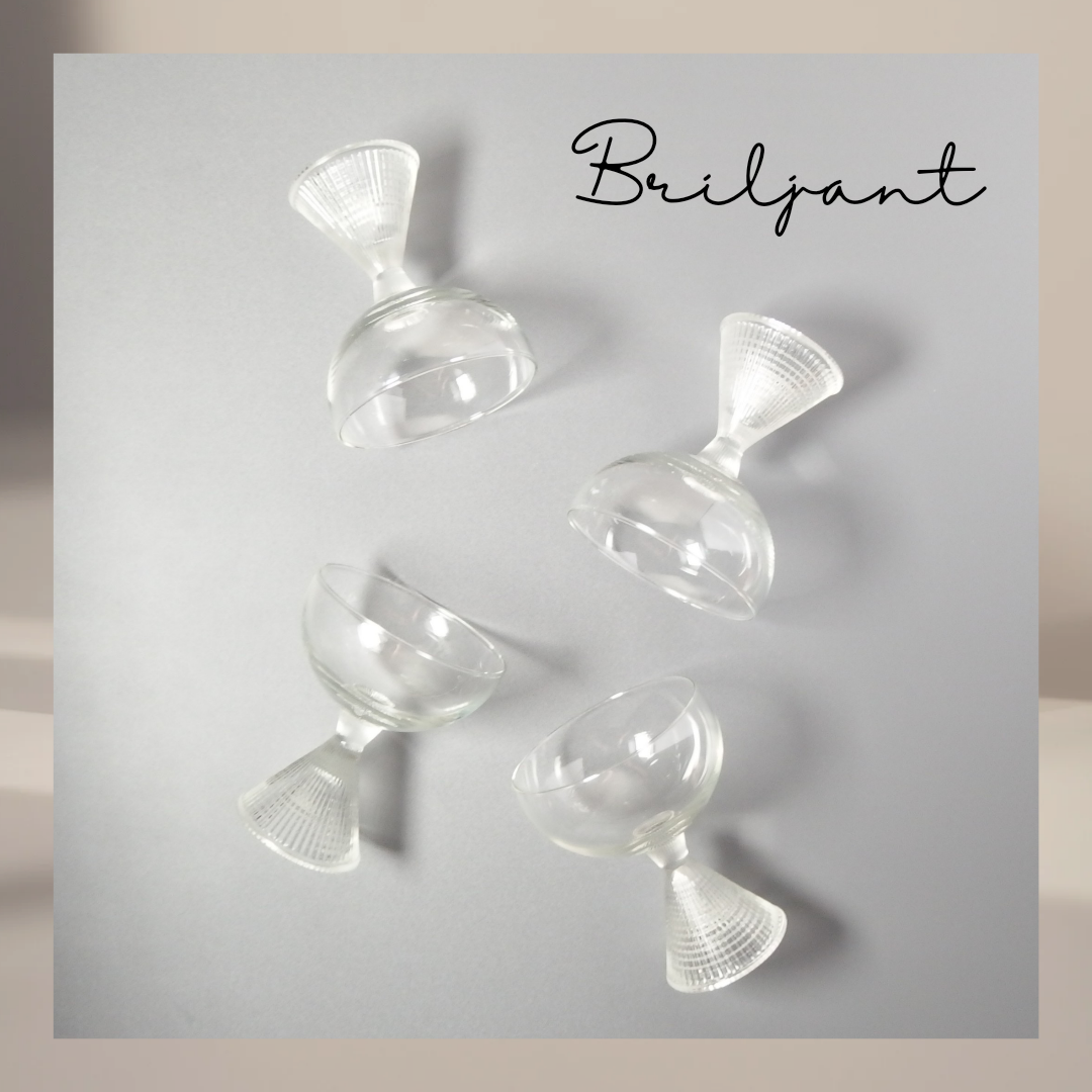【北欧 ヴィンテージ】 iittala (イッタラ) Briljant (ブリリアント) cocktail glass