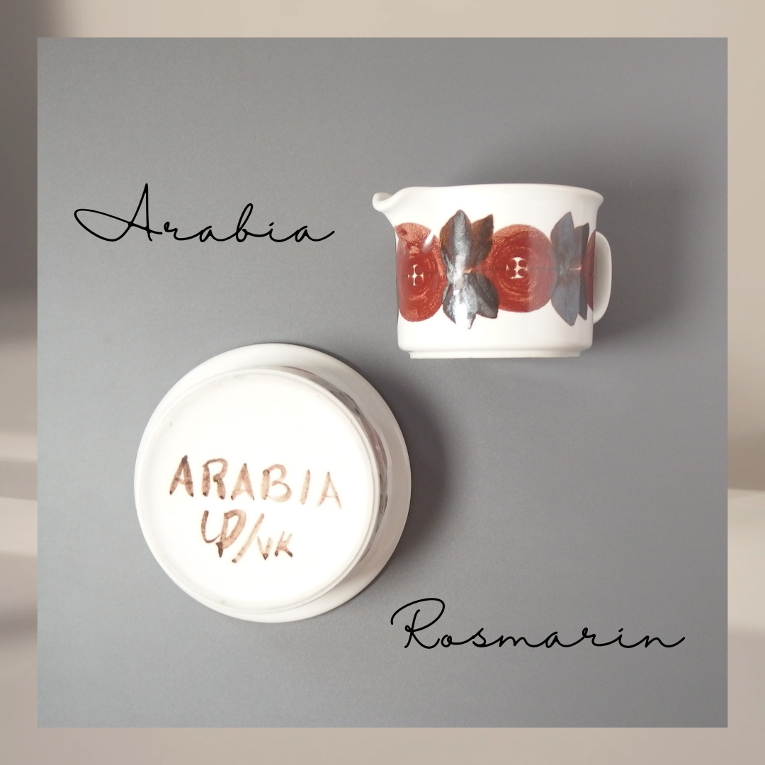 【北欧 ヴィンテージ】Arabia (アラビア)Rosmarin(ロスマリン)