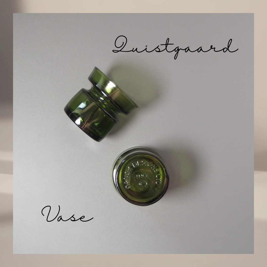 【北欧 ヴィンテージ】 Quistgaard(クイストゴー) green glass vase