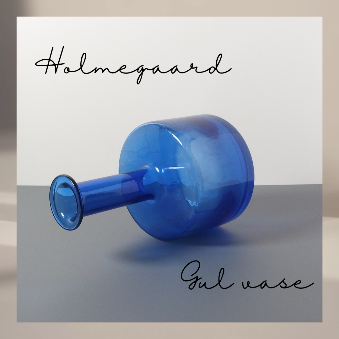 【北欧 ヴィンテージ】Holmegaard (ホルムガード) Gul vase