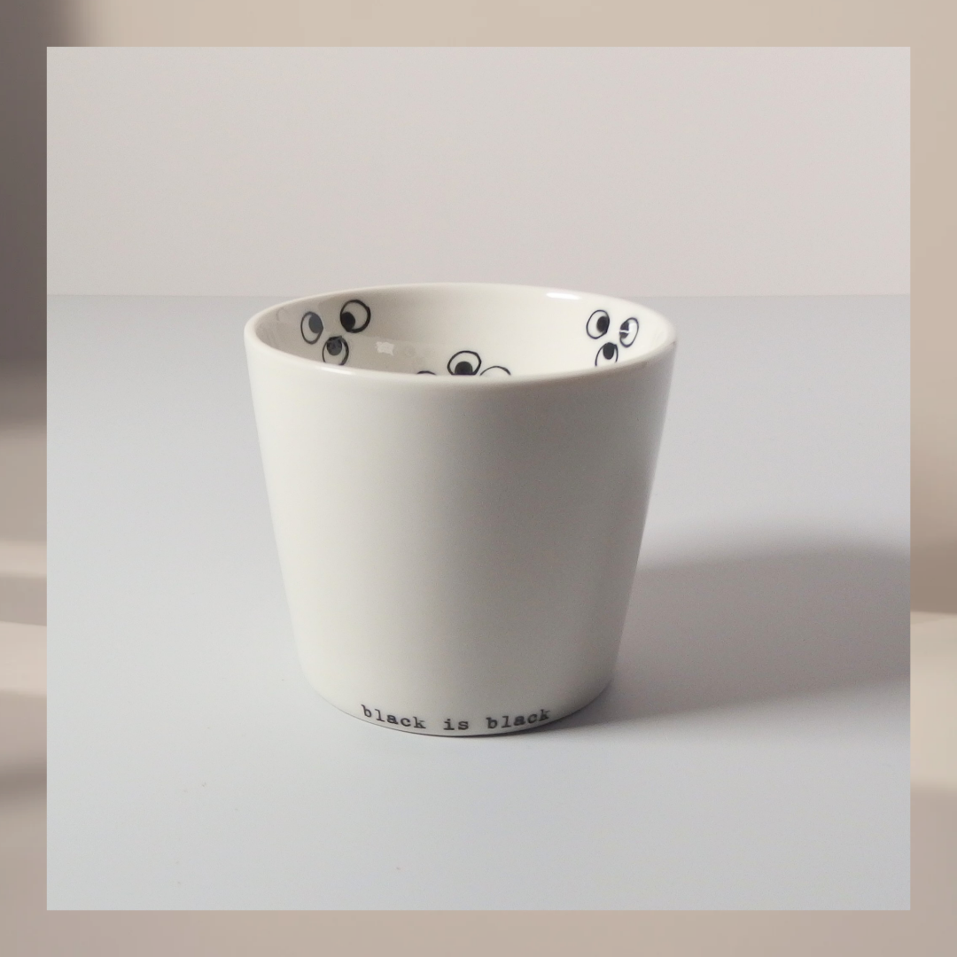 【北欧 ヴィンテージ】Anne Black (アンヌ・ブラック) black is black (ブラック・イズ・ブラック) cup