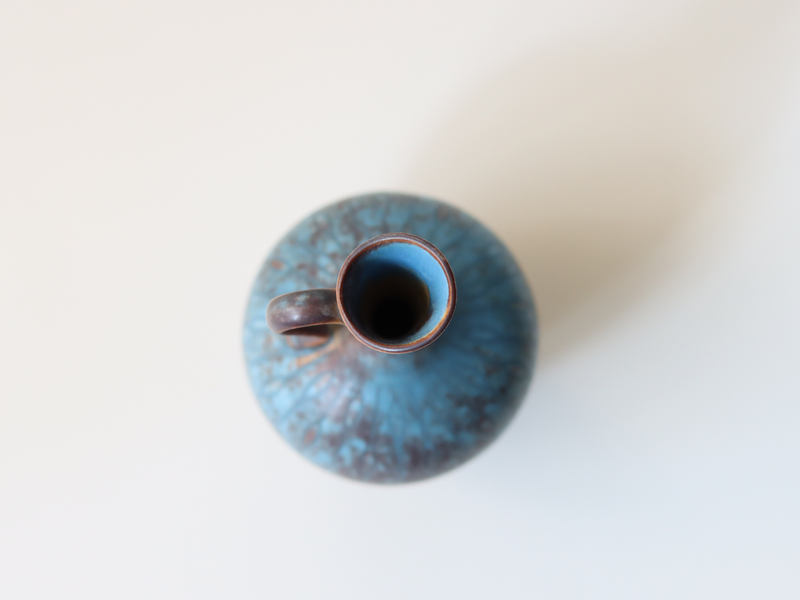 【北欧 スウェーデン ヴィンテージ】Rörstrand(ロールストランド) Gunnar Nylund(グンナー・二ルンド) AUQ handle vase