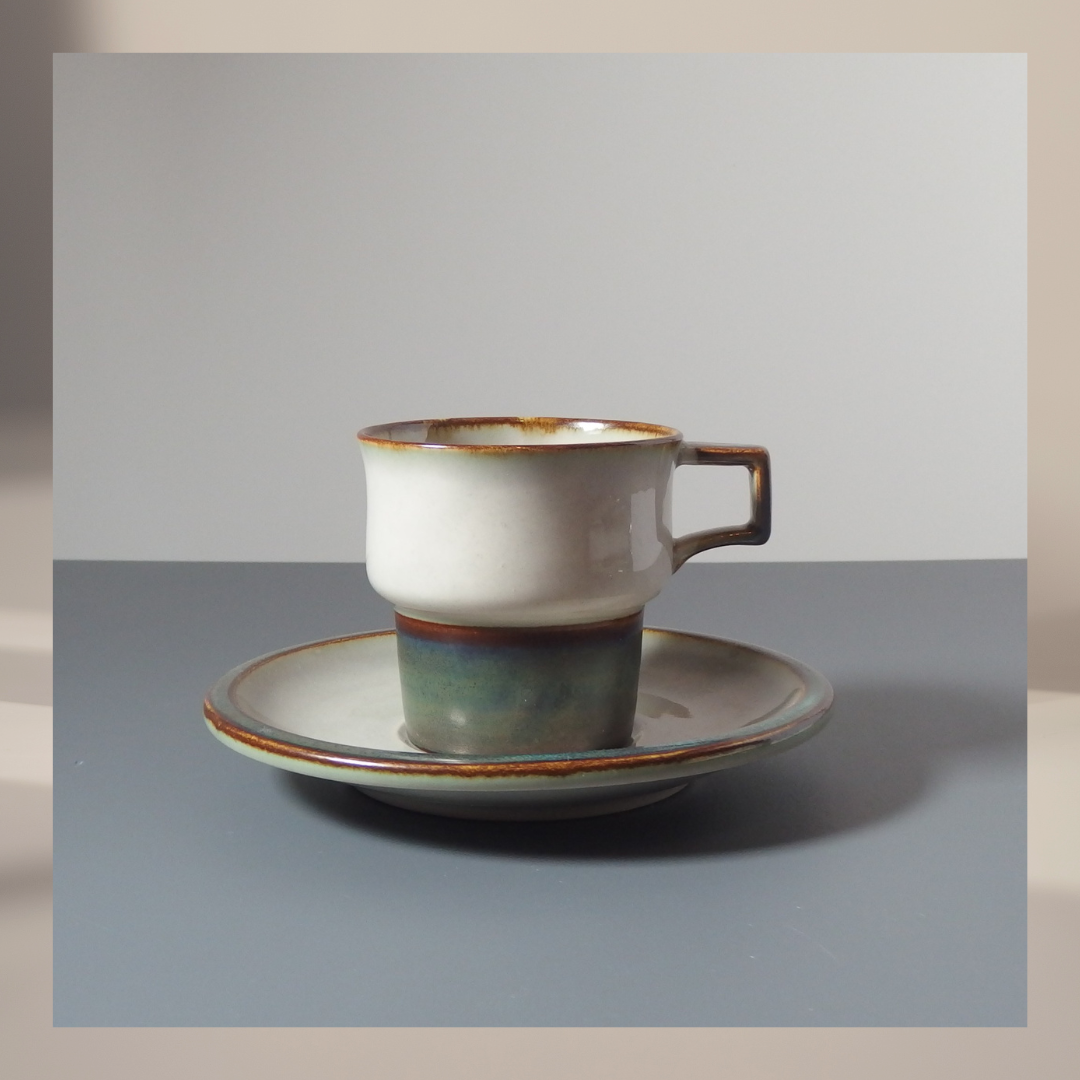 【北欧 ヴィンテージ】 Quistgaard (クイストゴー ) Tema (テーマ) coffee cup saucer