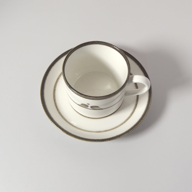 【北欧 スウェーデン ヴィンテージ】Rorstrand (ロールストランド) Nordica(ノルディカ)coffee cup saucer