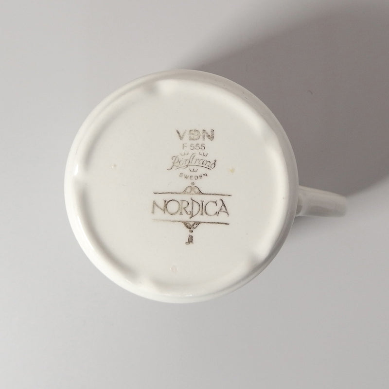 【北欧 スウェーデン ヴィンテージ】Rorstrand (ロールストランド) Nordica(ノルディカ)coffee cup saucer