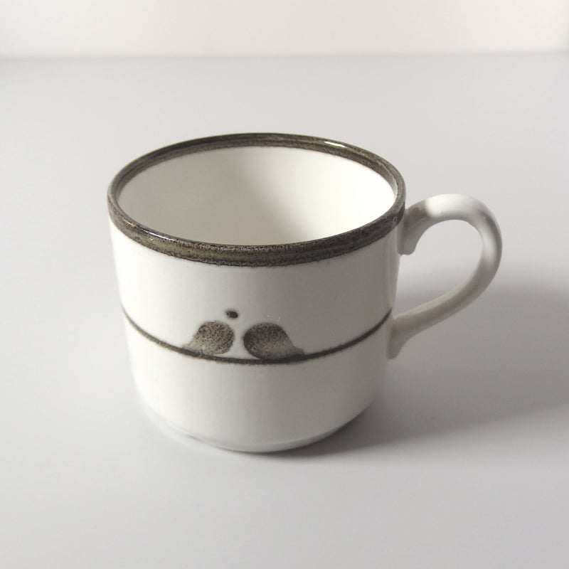 【北欧 スウェーデン ヴィンテージ】Rorstrand (ロールストランド) Nordica(ノルディカ)coffee cup saucer