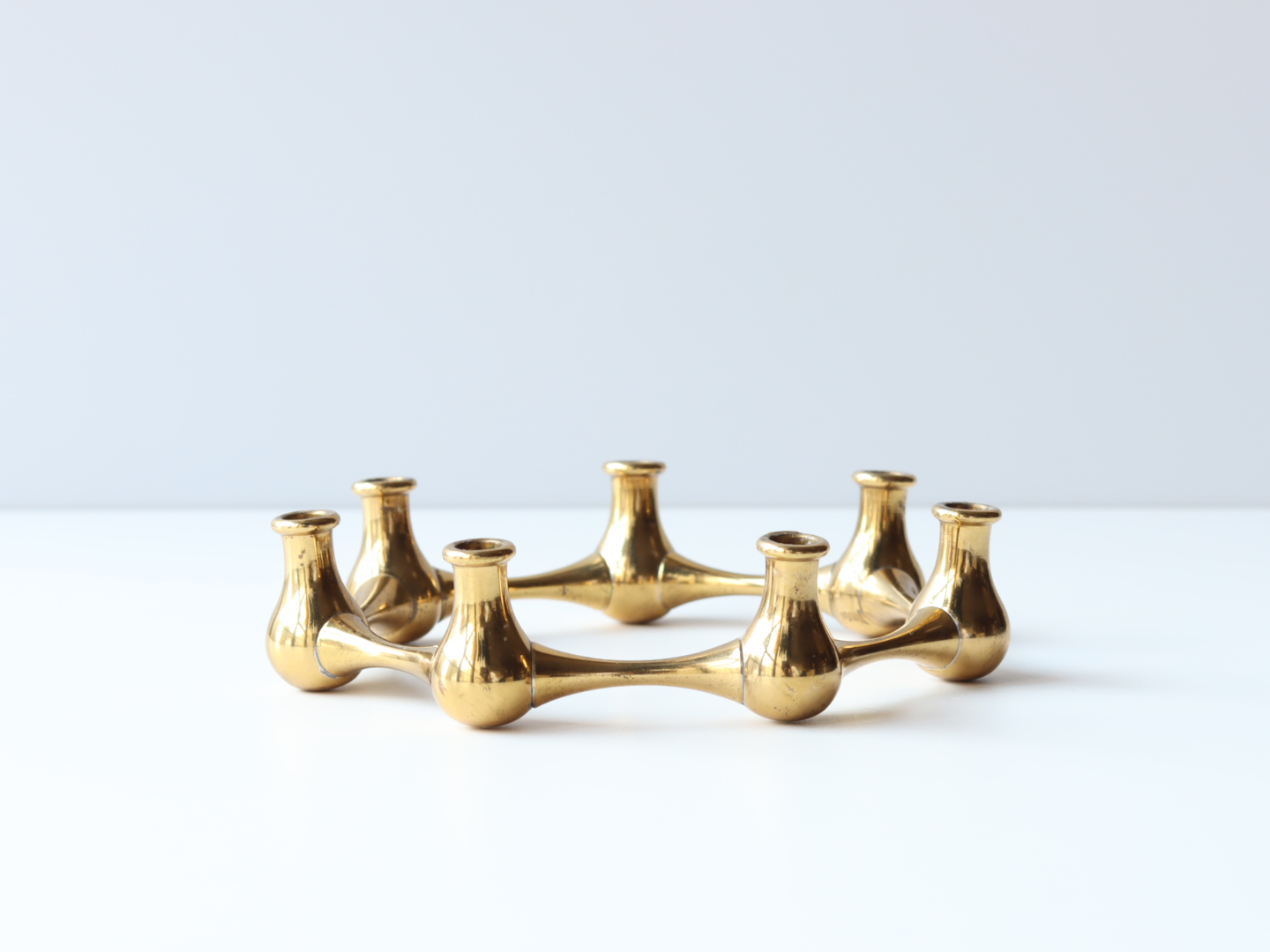 Dansk（ダンスク） キャンドルスタンド 7連 真鍮 / Jens H. Quistgaard