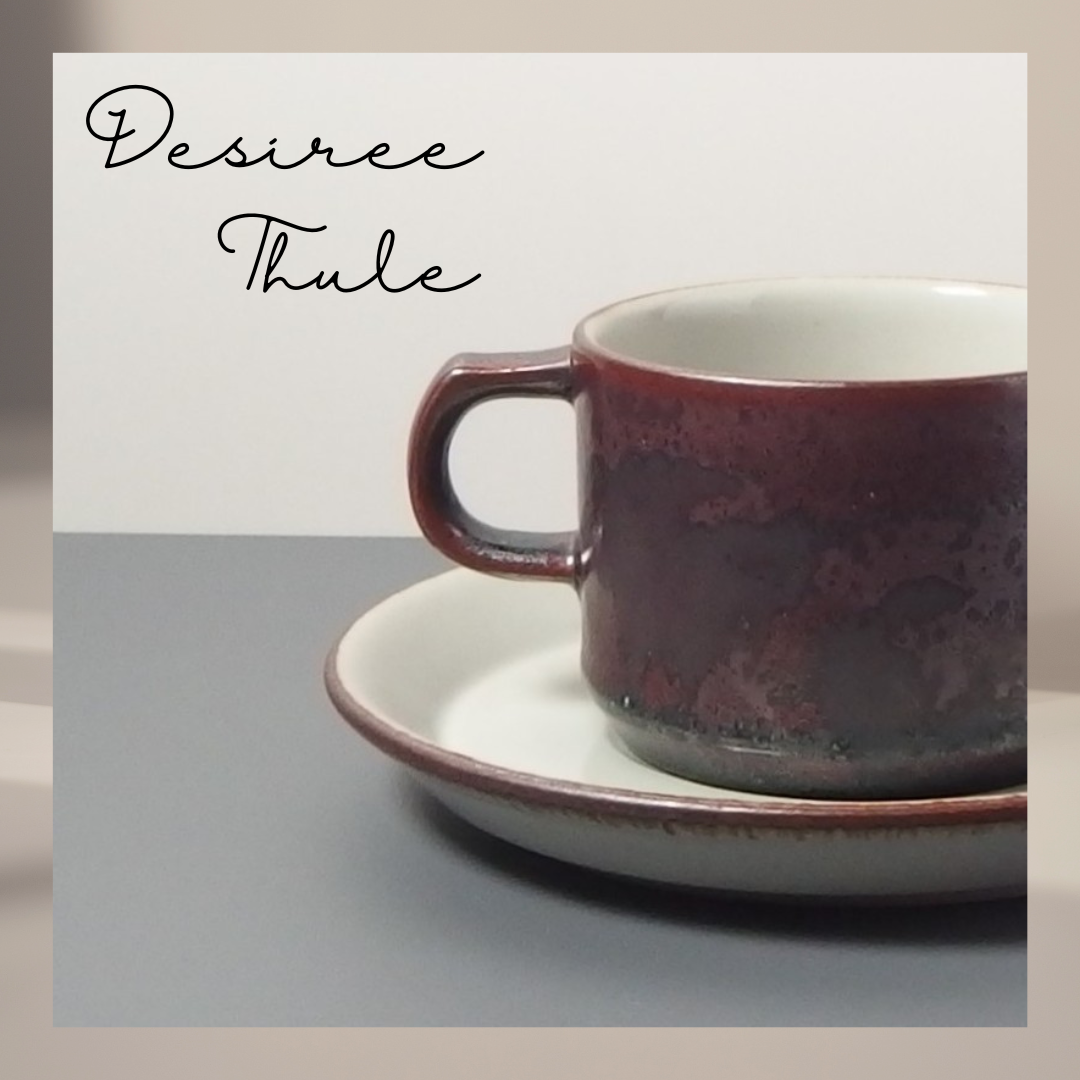 【北欧 ヴィンテージ】Desiree (デシレ)Thule(ツーレ)coffee cup