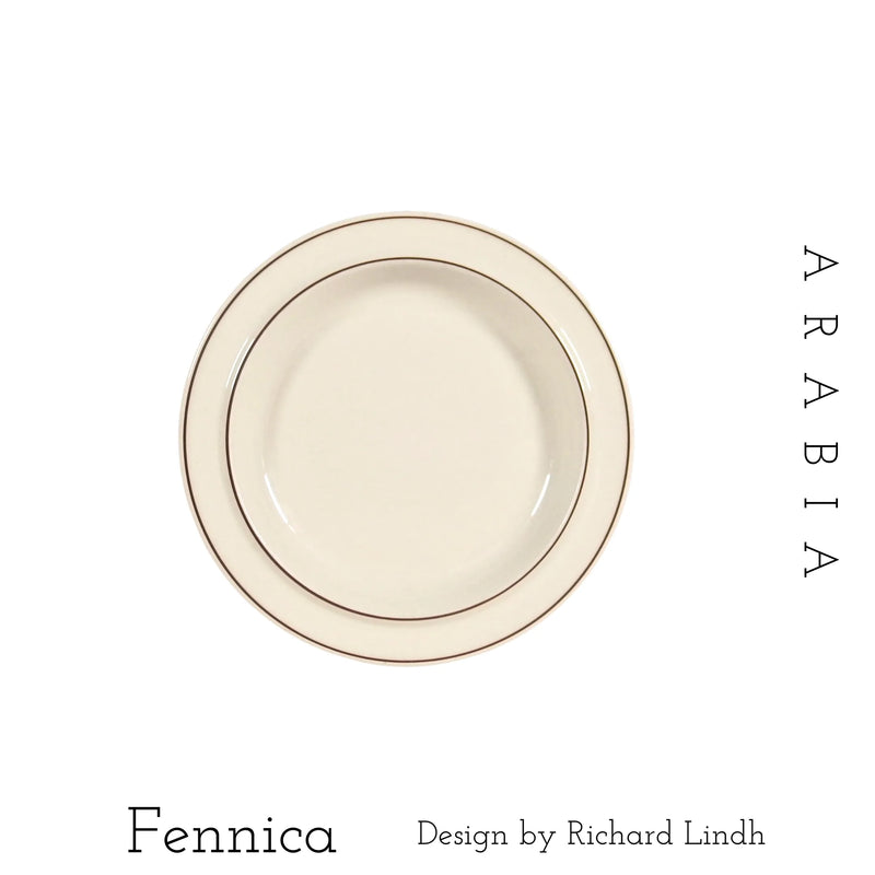 【北欧 フィンランド ヴィンテージ】 Arabia (アラビア) Fennica(フェニカ) side plate