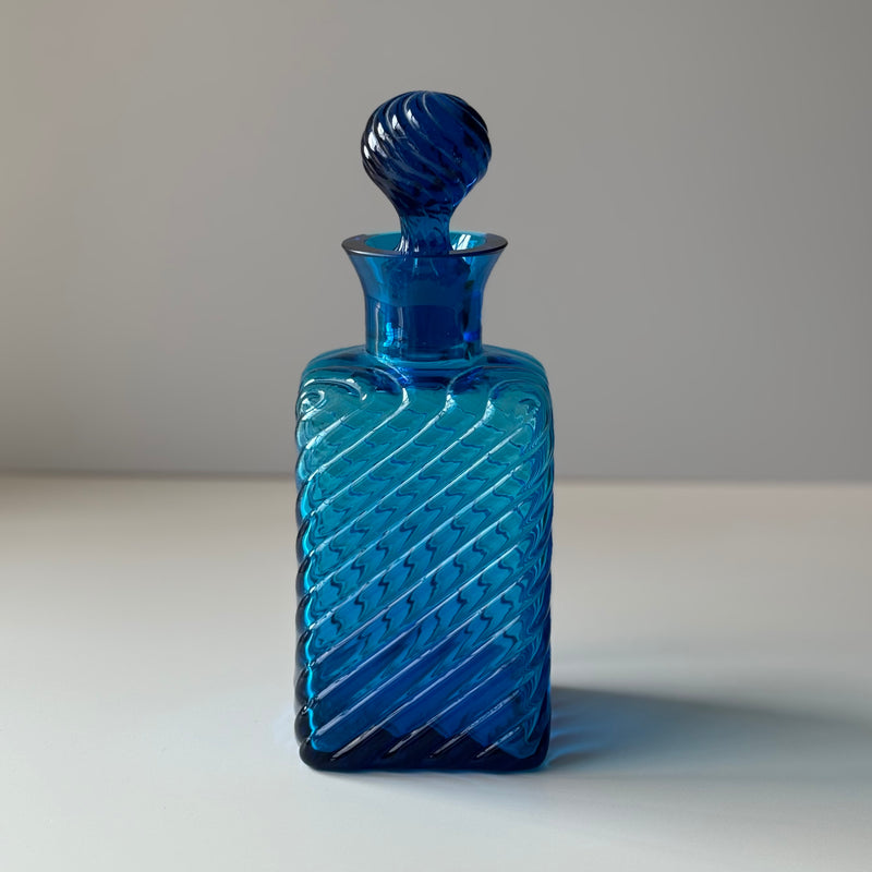 【北欧 デンマーク ヴィンテージ】Holmegaard (ホルムガード) decanter / vase turquoise