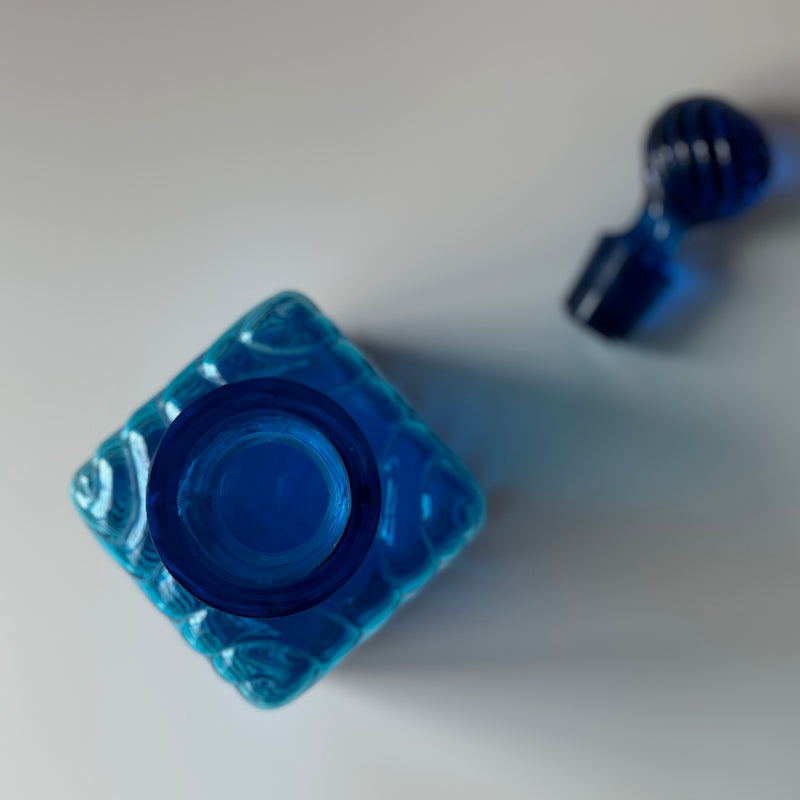 【北欧 デンマーク ヴィンテージ】Holmegaard (ホルムガード) decanter / vase turquoise