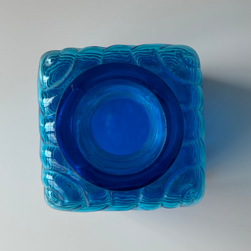 【北欧 デンマーク ヴィンテージ】Holmegaard (ホルムガード) decanter / vase turquoise