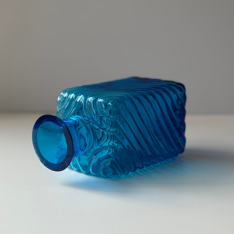【北欧 デンマーク ヴィンテージ】Holmegaard (ホルムガード) decanter / vase turquoise