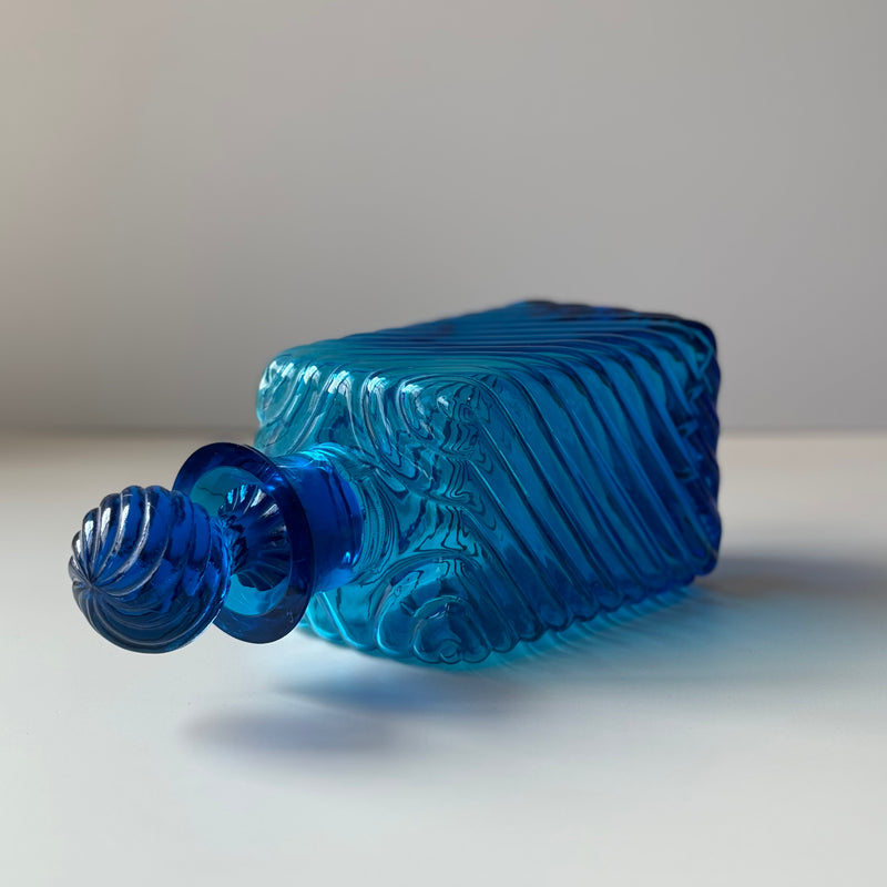 【北欧 デンマーク ヴィンテージ】Holmegaard (ホルムガード) decanter / vase turquoise