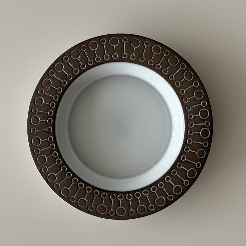 【北欧 スウェーデン ヴィンテージ】Upsala Ekeby (ウプサラエクビー) Cornus plate 9030 Goran Andersson