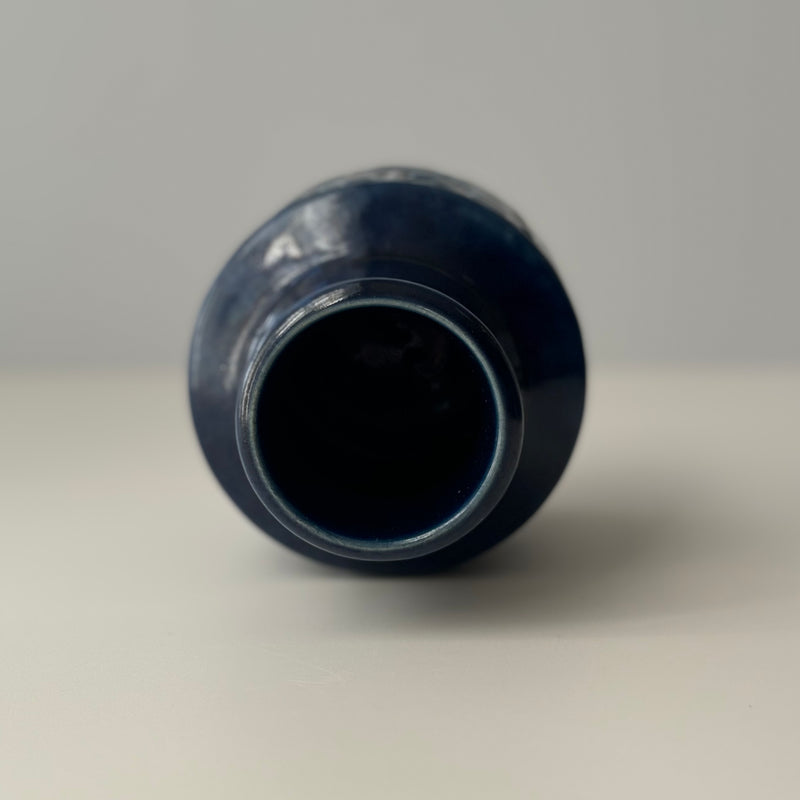 【北欧 デンマーク ヴィンテージ】Michael Andersen&son(マイケル・アンダーセン) vase blue M