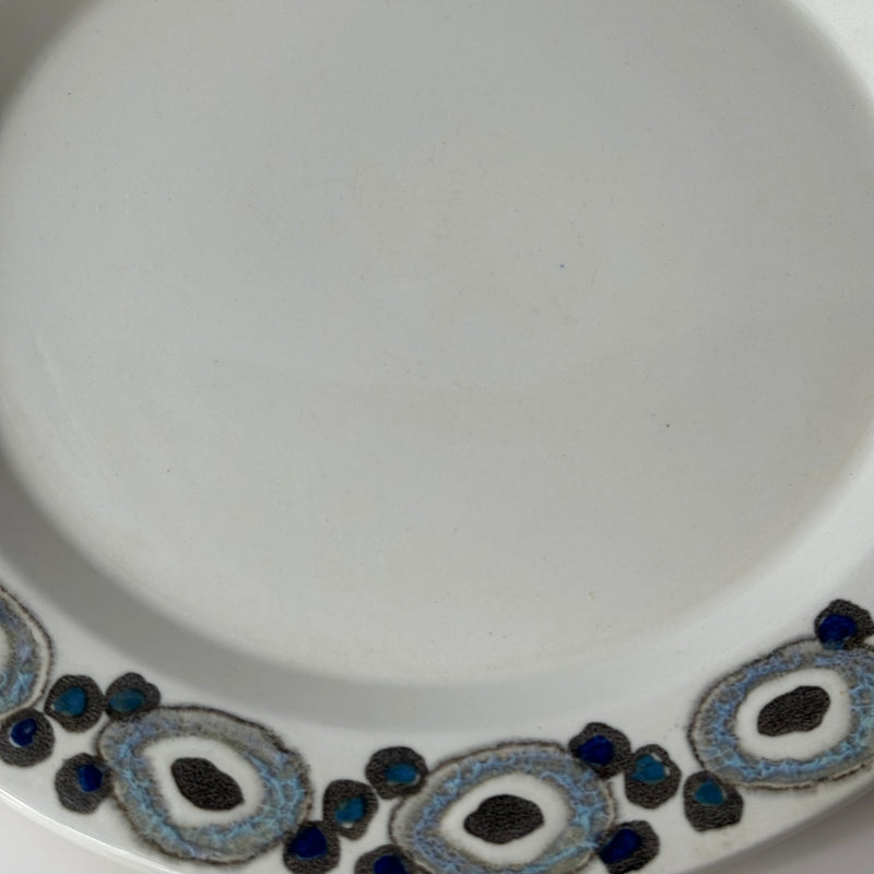 【北欧 デンマーク ヴィンテージ】Royal copenhagen (ロイヤルコペンハーゲン) Nucella (ヌセラ)24cm dinner plate blue
