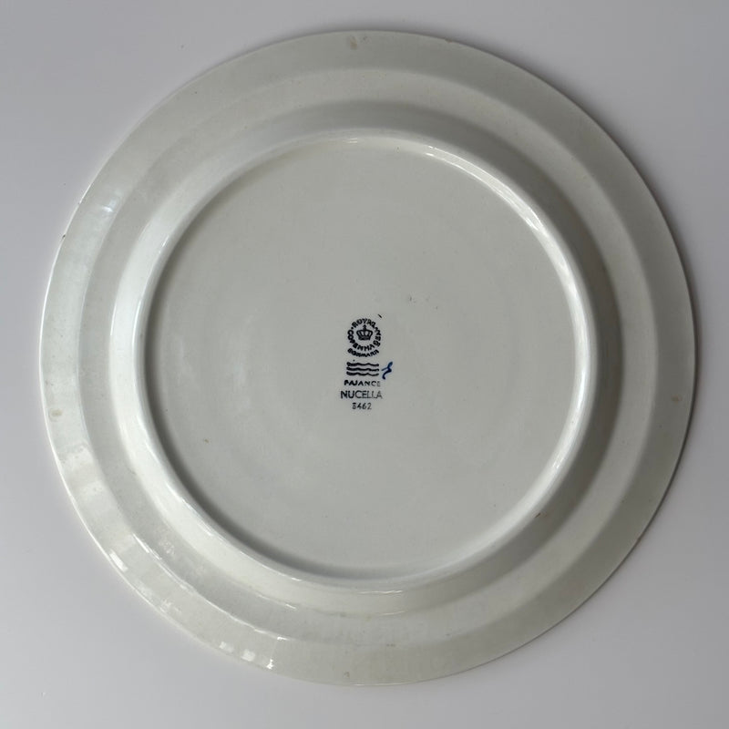 【北欧 デンマーク ヴィンテージ】Royal copenhagen (ロイヤルコペンハーゲン) Nucella (ヌセラ)24cm dinner plate blue