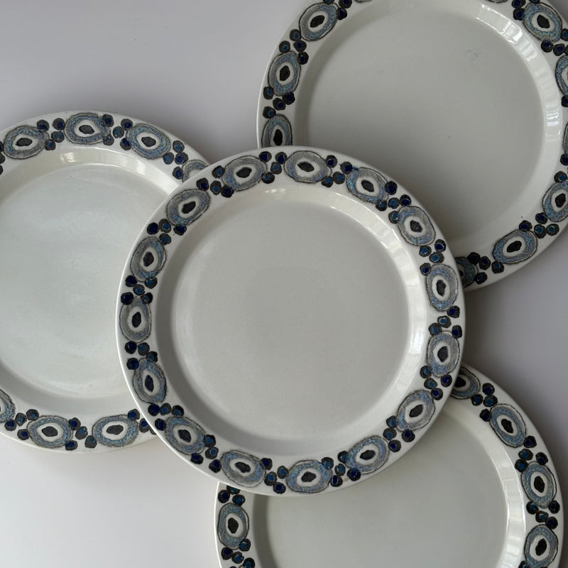 【北欧 デンマーク ヴィンテージ】Royal copenhagen (ロイヤルコペンハーゲン) Nucella (ヌセラ)24cm dinner plate blue