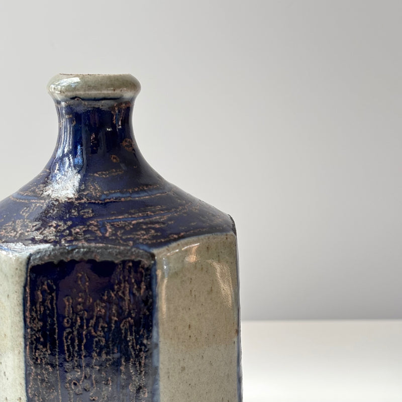 【北欧 デンマーク ヴィンテージ】Knabstrup(ナブストラップ) octagon vase