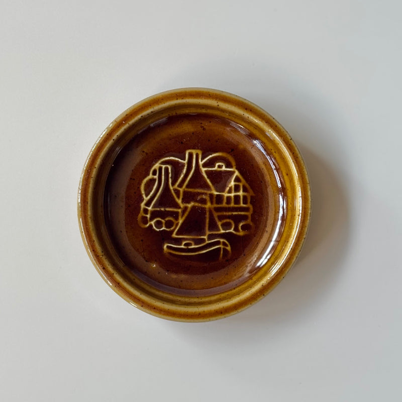 【北欧 デンマーク ヴィンテージ】Michael Andersen&son (マイケル・アンダーセン) ashtray brown