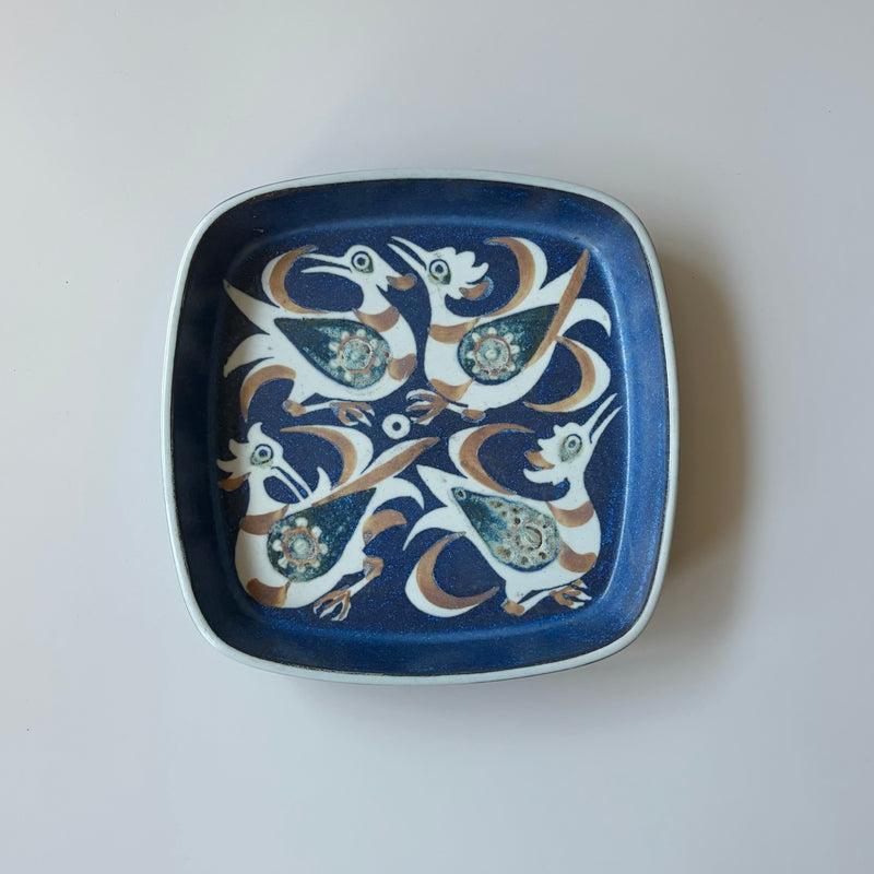 【北欧 デンマーク ヴィンテージ】Royal copenhagen (ロイヤルコペンハーゲン) Baca (バッカ) plate bird 2883 NT
