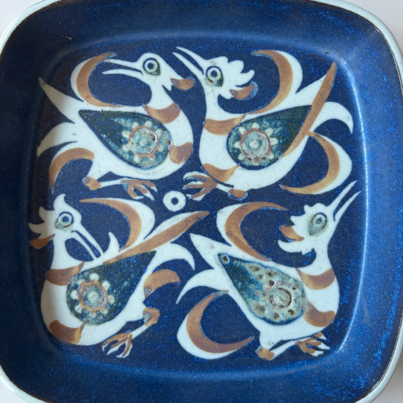 【北欧 デンマーク ヴィンテージ】Royal copenhagen (ロイヤルコペンハーゲン) Baca (バッカ) plate bird 2883 NT