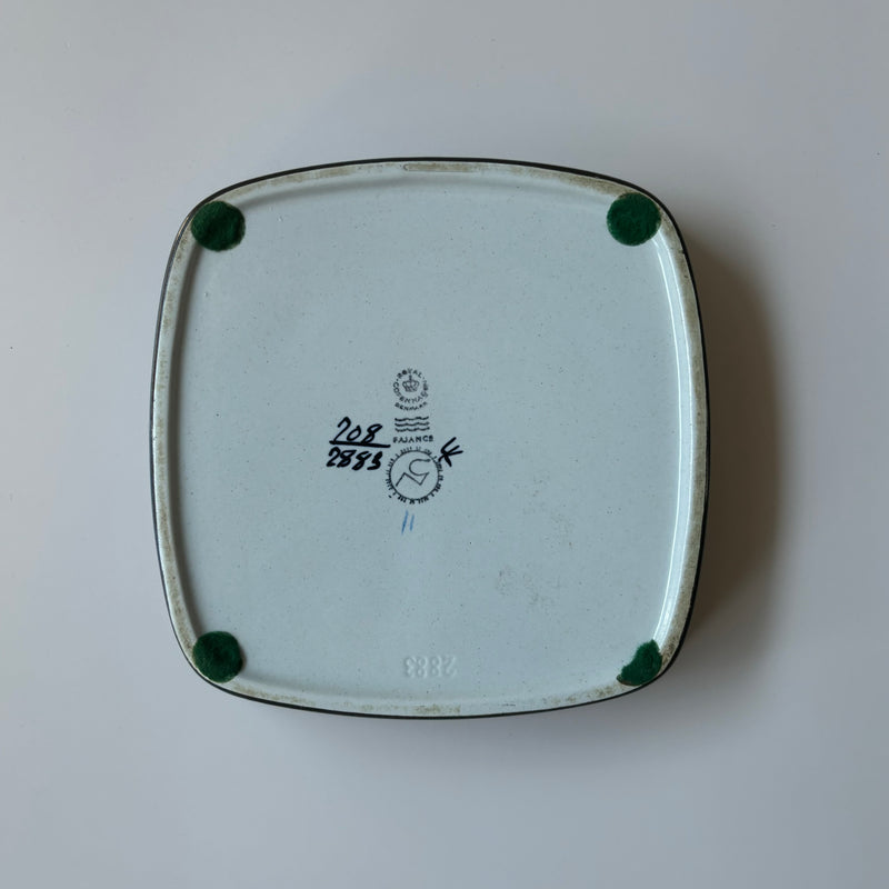 【北欧 デンマーク ヴィンテージ】Royal copenhagen (ロイヤルコペンハーゲン) Baca (バッカ) plate bird 2883 NT