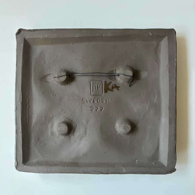 【北欧 スウェーデン ヴィンテージ】Jie Gantofta (ジィ・ガントフタ) wall plate butterfly