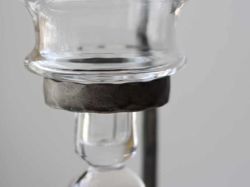 【北欧 スウェーデン ヴィンテージ】Boda Smid (ボダ・スミデ) Bertil Vallien(バーティル・ヴァリーン) candle stand glass/iron
