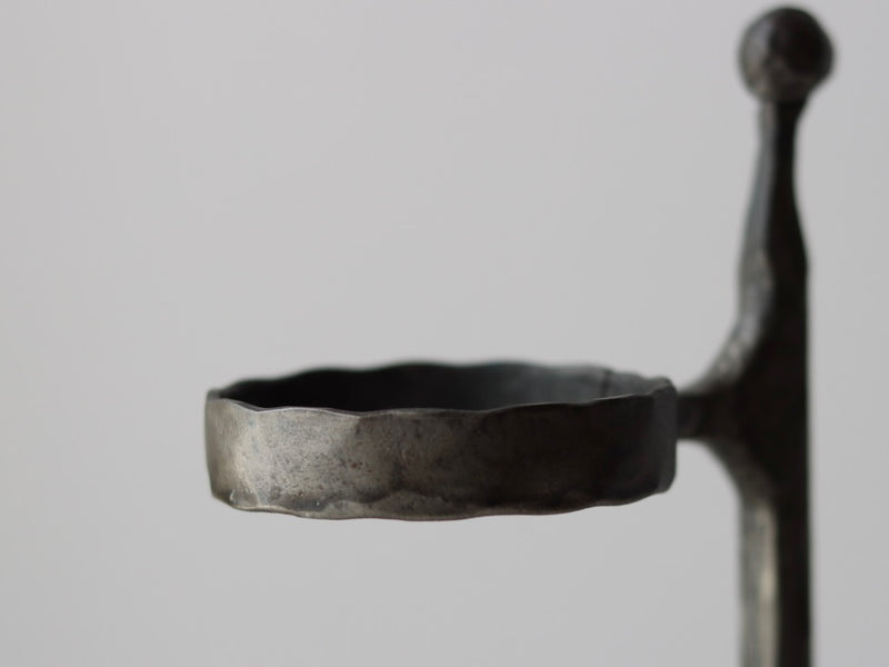 【北欧 スウェーデン ヴィンテージ】Boda Smid (ボダ・スミデ) Bertil Vallien(バーティル・ヴァリーン) candle stand glass/iron