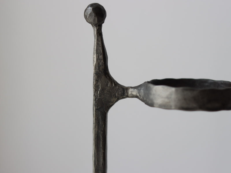【北欧 スウェーデン ヴィンテージ】Boda Smid (ボダ・スミデ) Bertil Vallien(バーティル・ヴァリーン) candle stand glass/iron