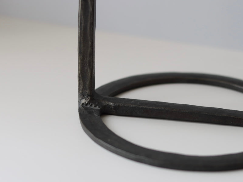 【北欧 スウェーデン ヴィンテージ】Boda Smid (ボダ・スミデ) Bertil Vallien(バーティル・ヴァリーン) candle stand glass/iron