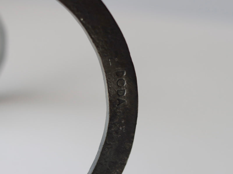 【北欧 スウェーデン ヴィンテージ】Boda Smid (ボダ・スミデ) Bertil Vallien(バーティル・ヴァリーン) candle stand glass/iron
